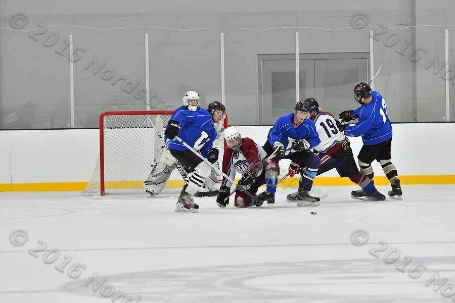 Wheaton College Men\'s Ice Hockey vs Middlesex Community College. - Photo By: KEITH NORDSTROM